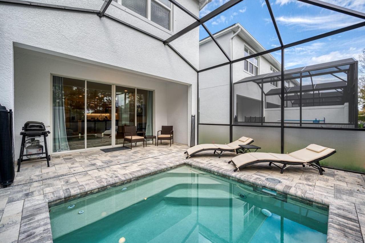 Pleasant Townhome With Private Pool Near Disney Four Corners Exterior photo